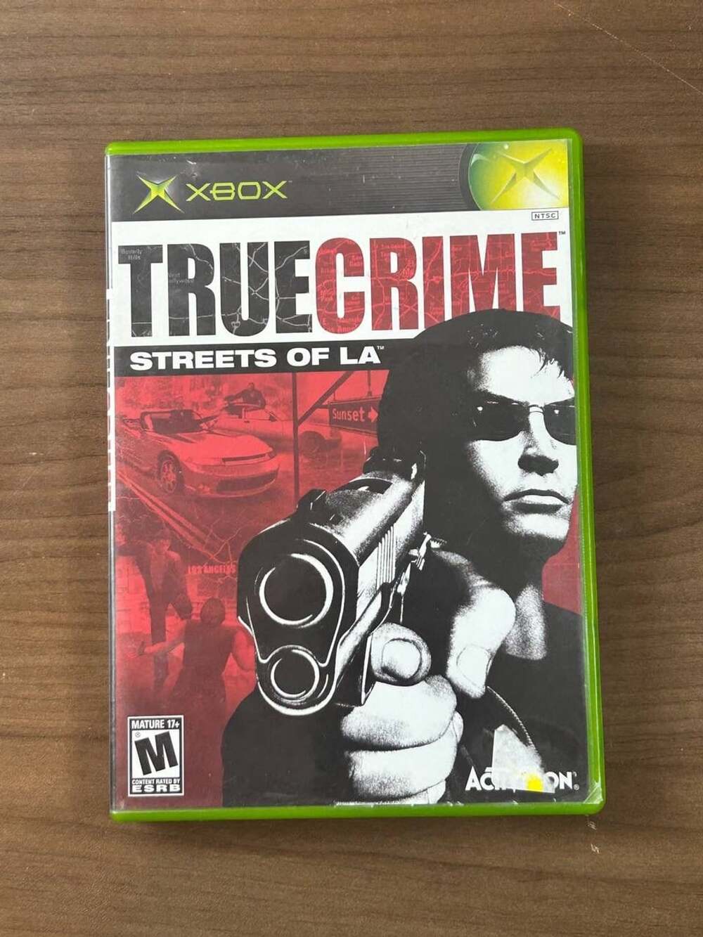 True Crime Streets of LA Microsoft Xbox Game with Case & Manual Activision